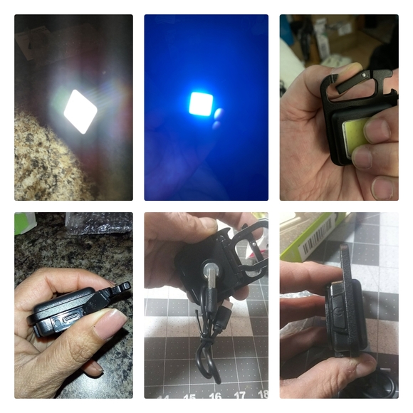 5/25 mini camping BRIGHT multi settings USB emergency light multi tool w charger - Picture 6 of 9